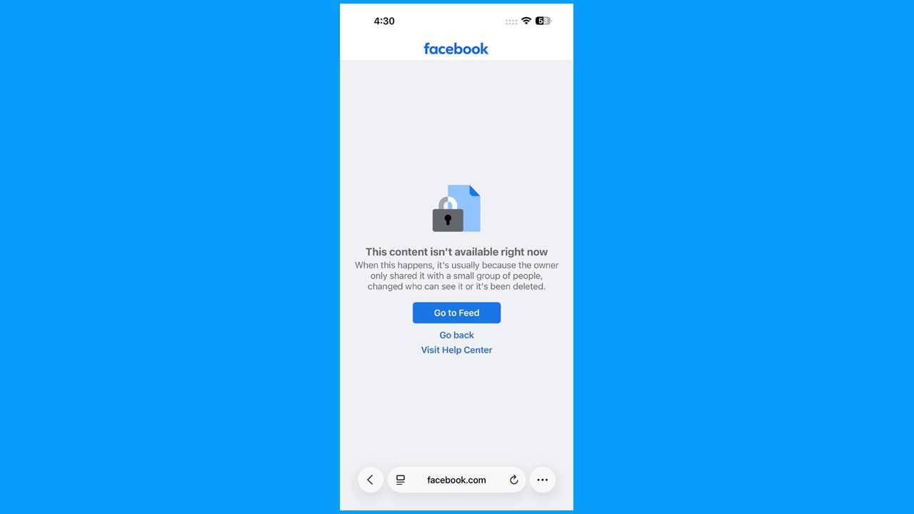 How to Fix This Content Isn’t Available Right Now on Facebook