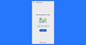 How to fix Get App from Play Store Error