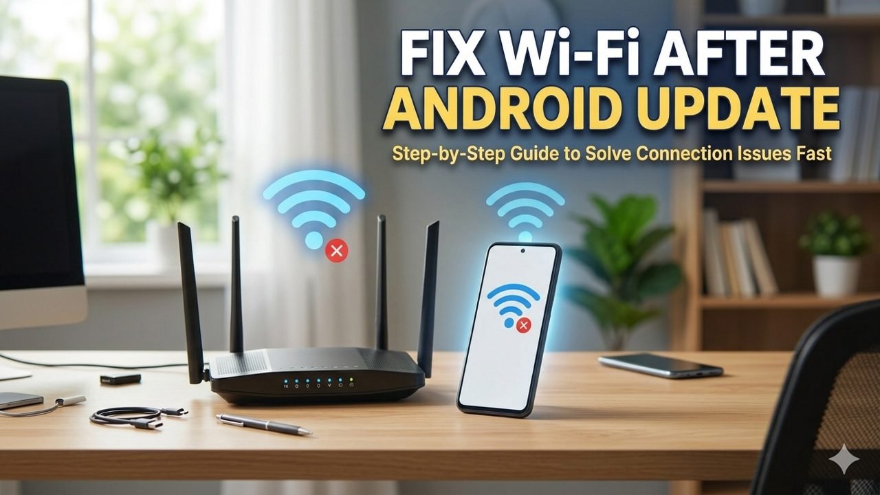 How to Fix Wi-Fi Not Working After an Android Update (Easy Fixes)