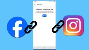 How to fix Facebook and Instagram linking isn't available right now error message.